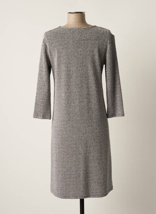 Robe mi-longue gris COTTONADE pour femme