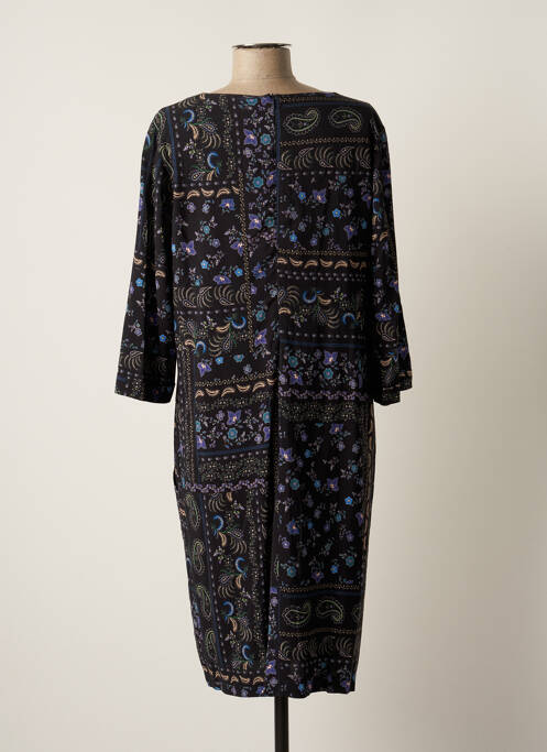 Robe mi-longue noir GRIFFON pour femme