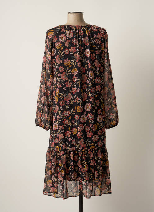 Robe mi-longue noir GRIFFON pour femme