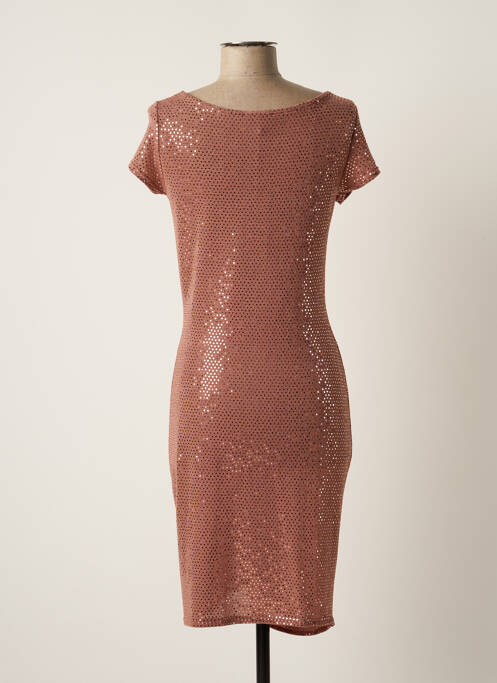 Robe mi-longue rose FILLES A SUIVRE pour femme