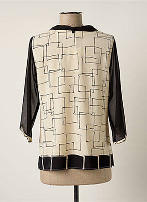 Blouse manches 3/4 manches 3/4 noir MERI & ESCA femme