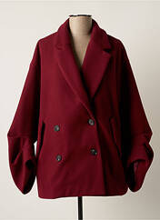 Manteau long rouge M pour femme seconde vue