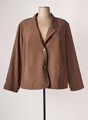 Blazer poches marron FRANCOISE DE FRANCE femme