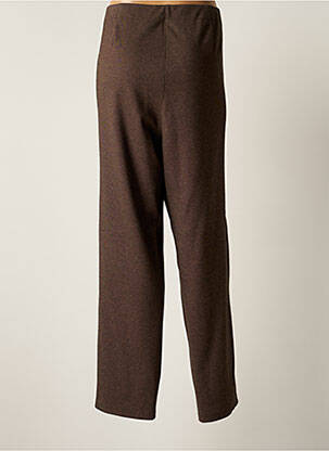 Pantalon slim taille élastique taille normale marron BARBARA LEBEK femme