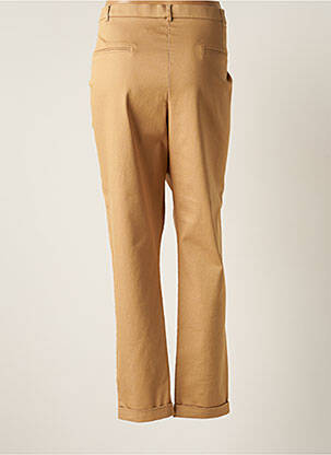 Jegging tissage popeline taille normale beige CHRISTINE LAURE femme