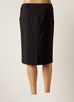 Jupe mi-longue taille à pinces noir PAUSE CAFE femme