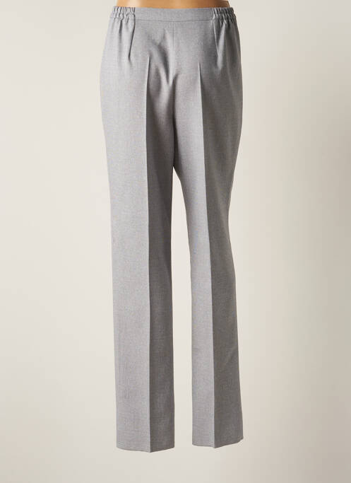 Pantalon droit gris GEVANA pour femme
