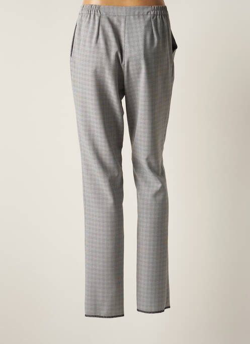 Pantalon droit gris GRIFFON pour femme