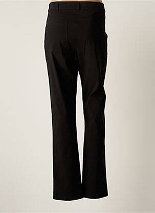 Pantalon slim tissage popeline taille normale noir GRIFFON femme