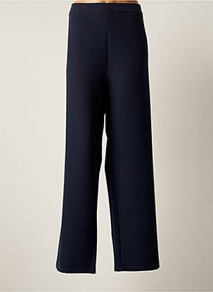 Pantalon large fermeture zip latéral taille normale bleu GREGORY PAT femme