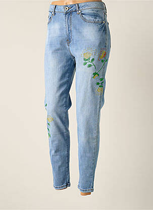 Jeans coupe slim bleu LCDN pour femme