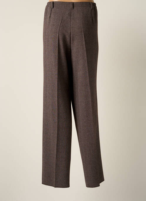Pantalon droit marron GRIFFON pour femme