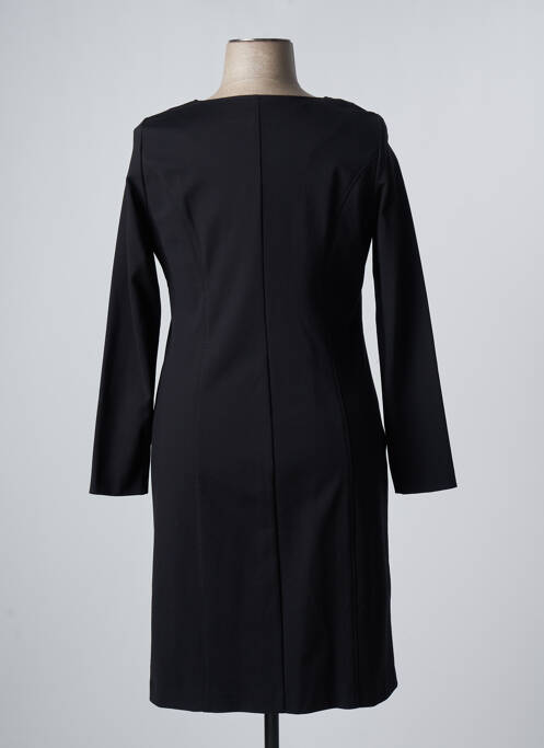 Robe mi-longue manches longues manches longues noir PAUSE CAFE femme