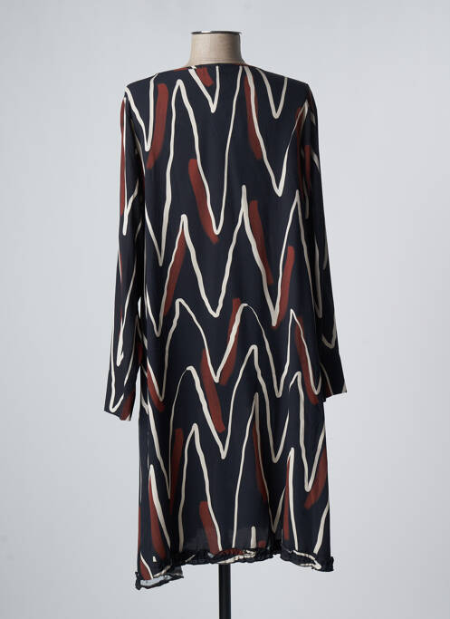 Robe mi-longue noir G!OZE pour femme