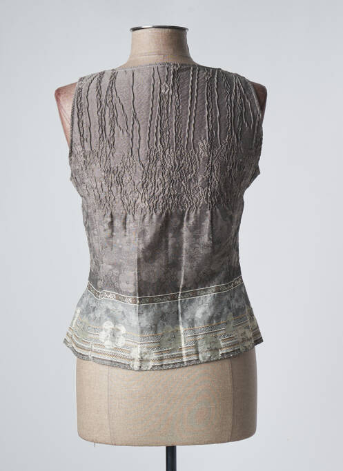 Top gris FRANCOISE F pour femme