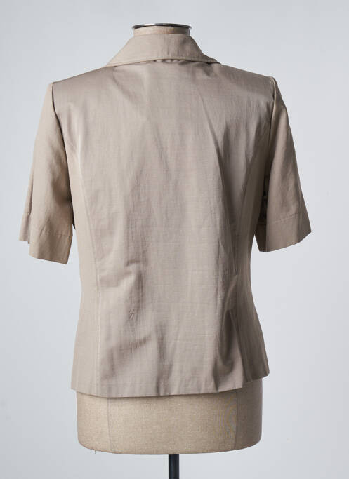 Veste casual beige FRANCOISE F pour femme