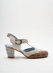 Sandales/Nu pieds beige ARTIKA SOFT pour femme seconde vue
