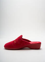 Chaussons/Pantoufles rouge OUF! pour femme seconde vue