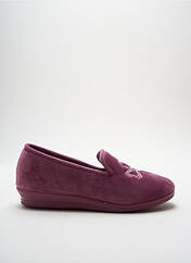 Chaussons/Pantoufles violet OUF! pour femme seconde vue