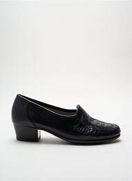 Mocassins carré talon plat jusqu'à 3cm noir DORNDORF femme