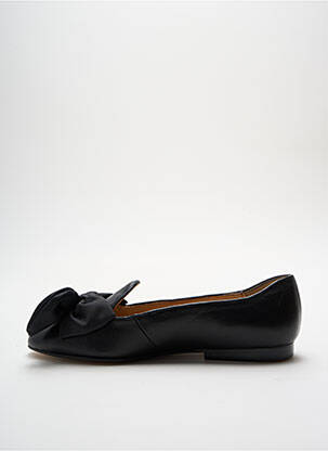 Ballerines tissage satiné talon plat jusqu'à 3cm noir BRIGITTE VON SERVAS femme