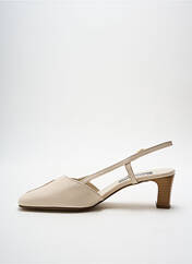 Sandales/Nu pieds beige JASMIN pour femme seconde vue