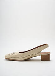 Sandales/Nu pieds beige GF CONFORT pour femme seconde vue
