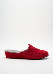 Chaussons/Pantoufles rouge HELLER pour femme seconde vue