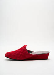 Chaussons/Pantoufles rouge HELLER pour femme seconde vue