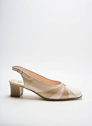 Sandales/Nu pieds beige OMBELLE pour femme