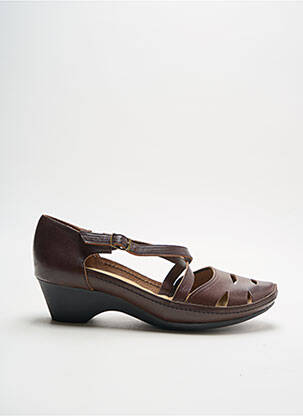 Sandales/Nu pieds marron OMBELLE pour femme