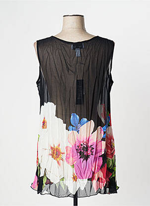Tunique sans manche légère et transparente noir JOSEPH RIBKOFF femme