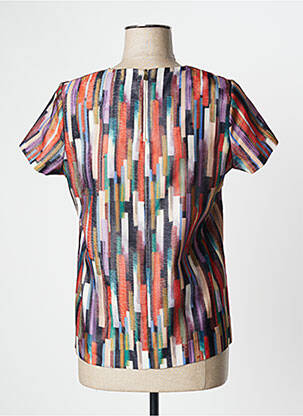 Blouse imprimé fantaisie manches courtes violet GERARD DAREL femme