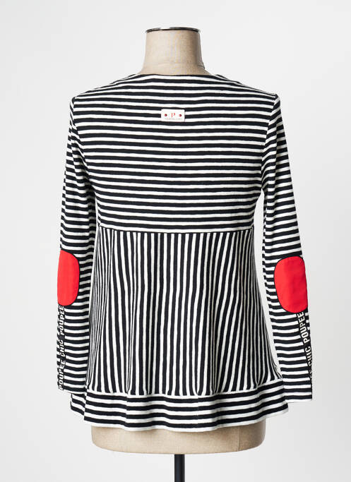 Gilet manches longues noir POUPEE CHIC pour femme