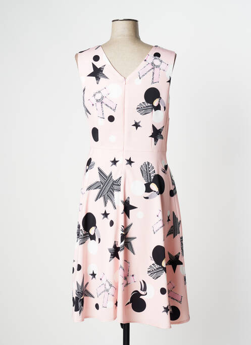 Robe mi-longue rose FUEGO WOMAN pour femme