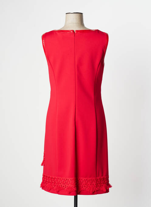 Robe mi-longue rouge LESLIE pour femme