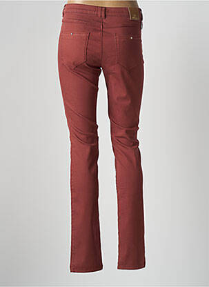 Pantalon slim stretch taille normale marron SAINT HILAIRE femme