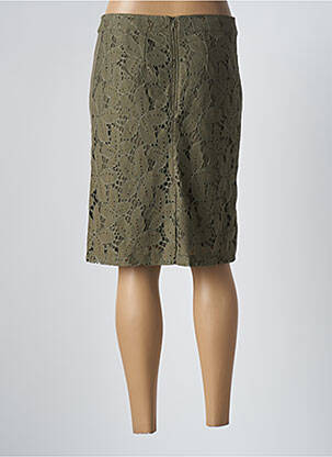 Jupe mi-longue stretch vert BETTY BARCLAY femme