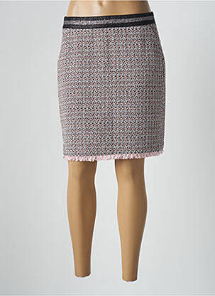 Jupe courte tissage tweed noir COMMA, femme
