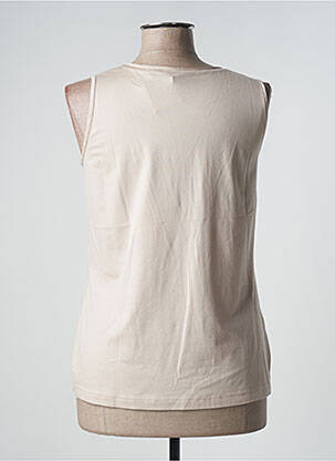 Top stretch sans manche beige SOMMERMANN femme