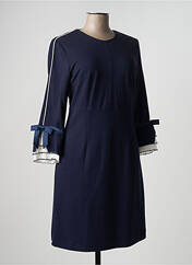 Robe mi-longue bleu POUPÉE CHIC BY MERCEDES DE MIGUEL pour femme seconde vue