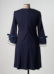 Robe mi-longue bleu POUPÉE CHIC BY MERCEDES DE MIGUEL pour femme seconde vue