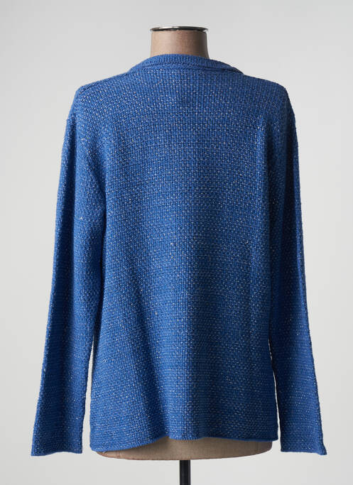 Gilet manches longues bleu MARIA BELLENTANI pour femme