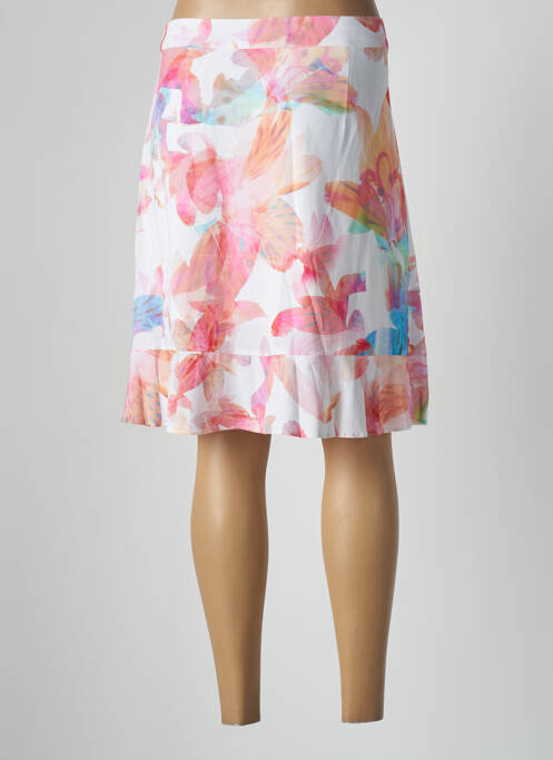 Jupe mi-longue rose COMMA, pour femme