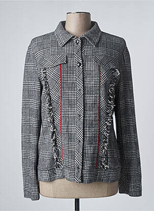 Veste casual coupe droite gris FUEGO WOMAN femme