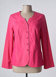 Veste casual epaulette rose GEVANA femme