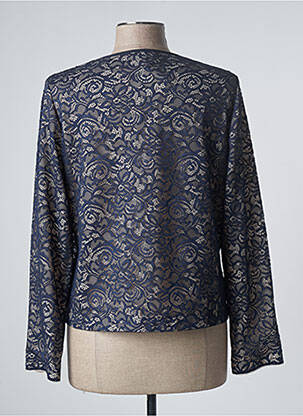 Veste chic fermeture boutonnée sur le devant bleu SOMMERMANN femme