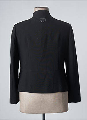 Veste casual coupe cintrée noir POUPEE CHIC femme