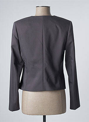 Veste chic col v gris COMMA, femme