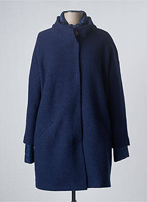 Manteau long bleu BASLER pour femme